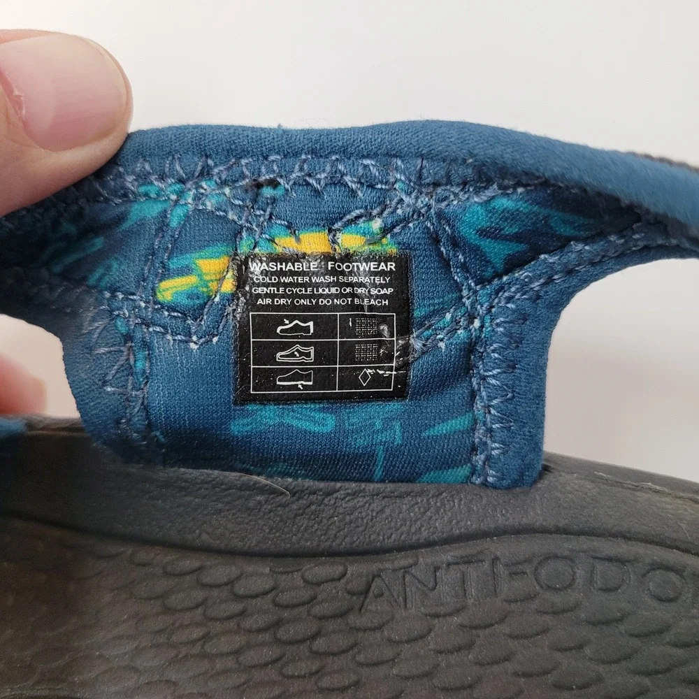 Keen Newport H2 Sandals Womens 7.5 Grey Blue Excellent Waterproof Hiking Hybrid